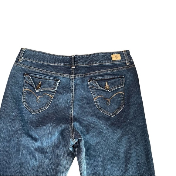 Bandolino Denim - Bandolino blu Arianna boot cut jeans Sz 16 women 78%Cotton